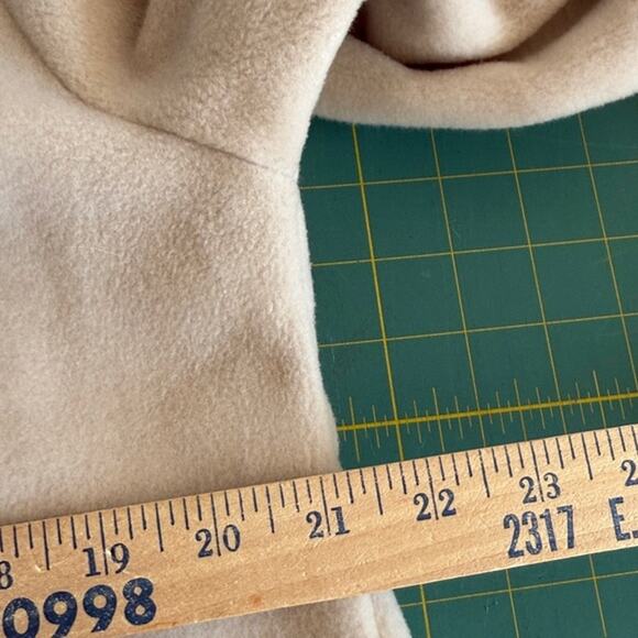 Henriette Steffensen Copenhagen Women Cream Gray Cardigan Duster sz Large - Picture 4 of 5